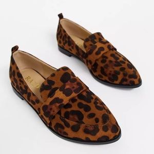 LEOPARD LOAFERS - RAID ASHLEY LOAFERS